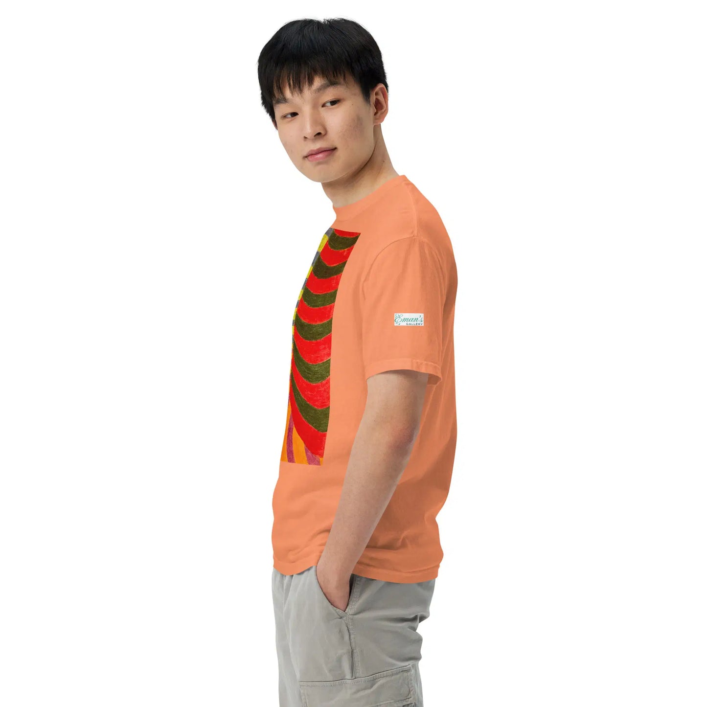 Unisex T-shirt - No Brake Zone - Geometric Op Art Motion - Eman's Gallery