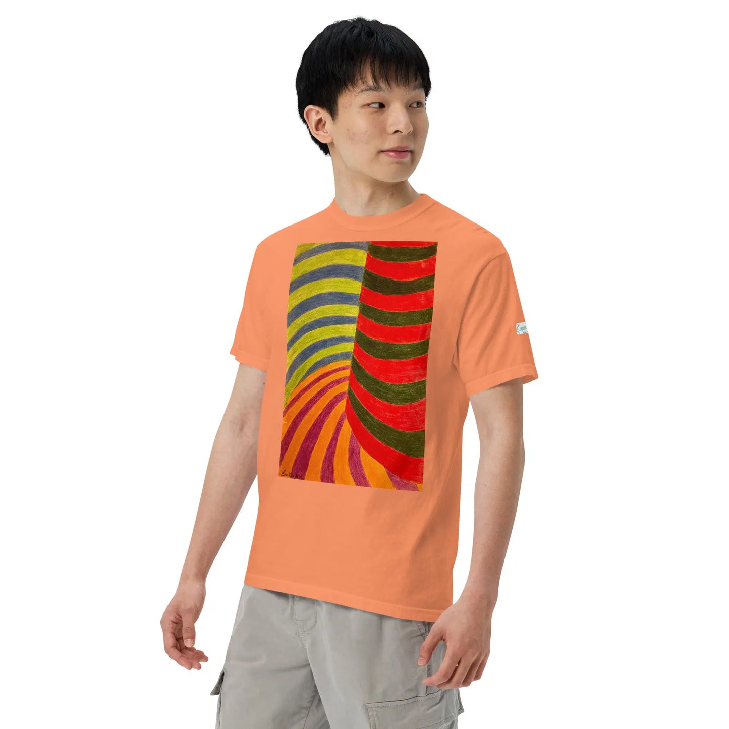 Unisex T-shirt - No Brake Zone - Geometric Op Art Motion - Eman's Gallery
