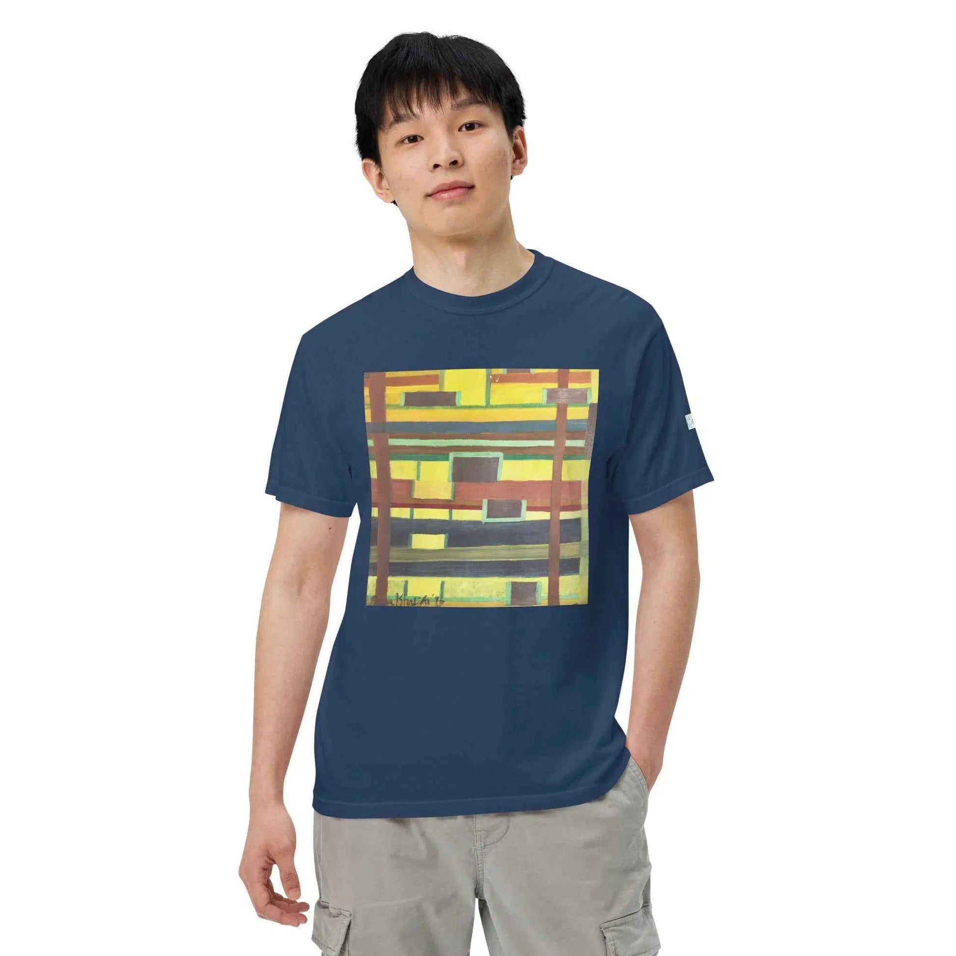 Unisex T-Shirt - City in Grids - Geometric Abstract Urban