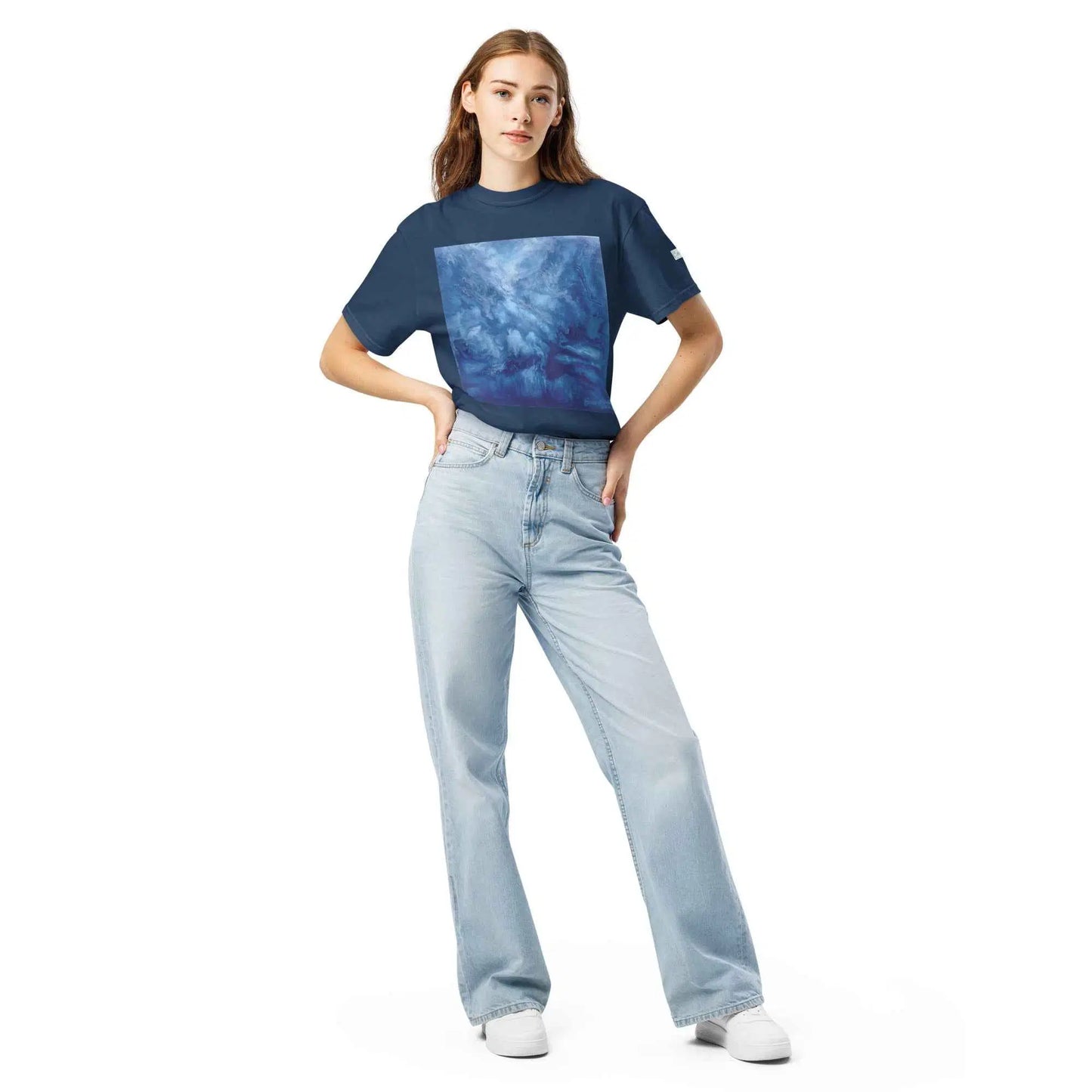 Unisex T-Shirt - Thunder - Dramatic Blue Storm Cloud Art
