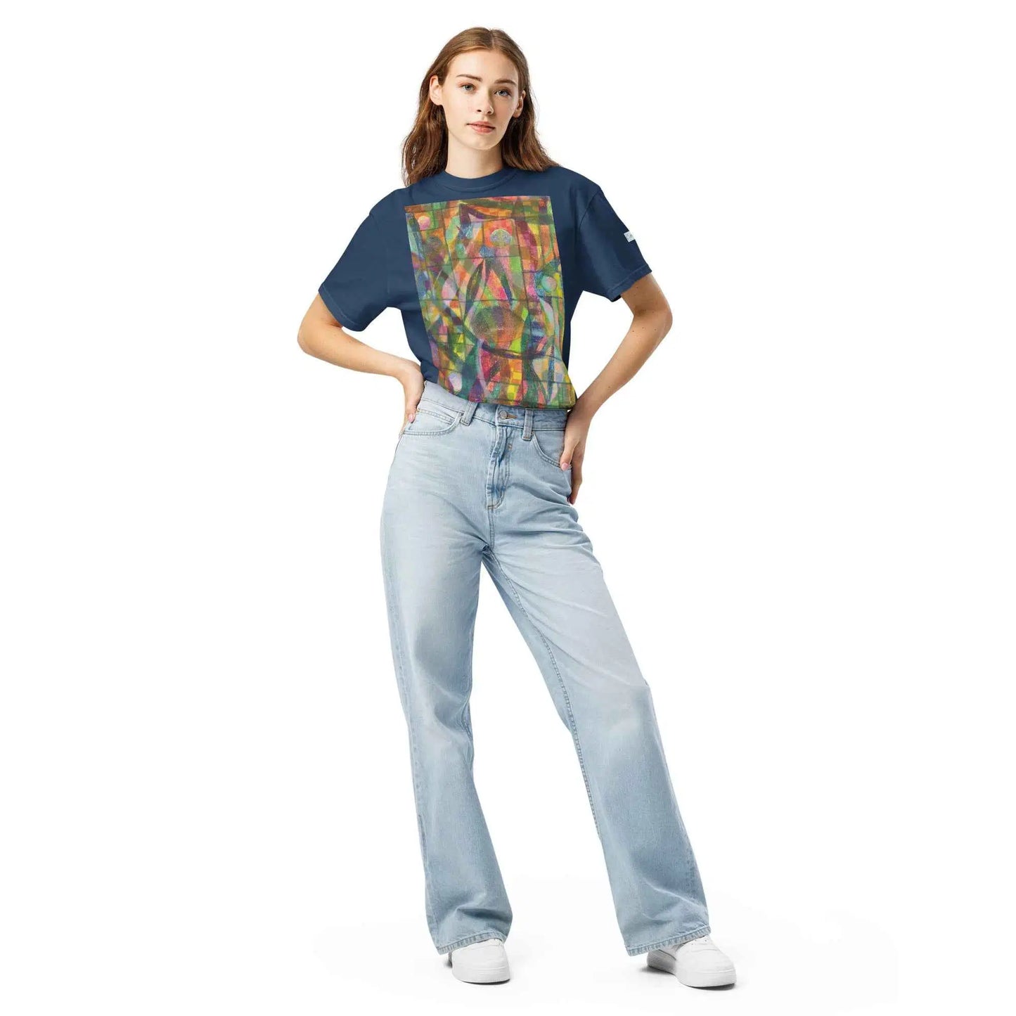 Unisex T-Shirt - Organic Life - Colorful Geometric Art