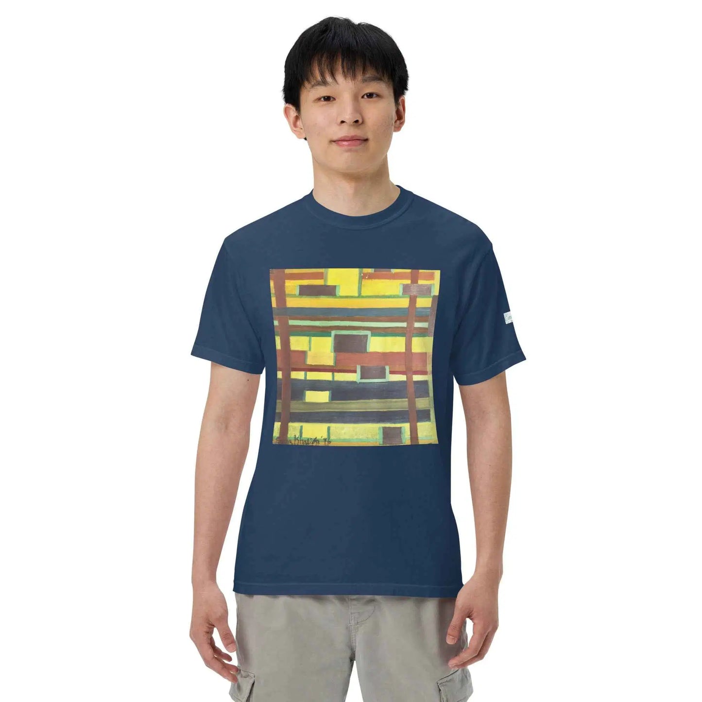 Unisex T-Shirt - City in Grids - Geometric Abstract Urban
