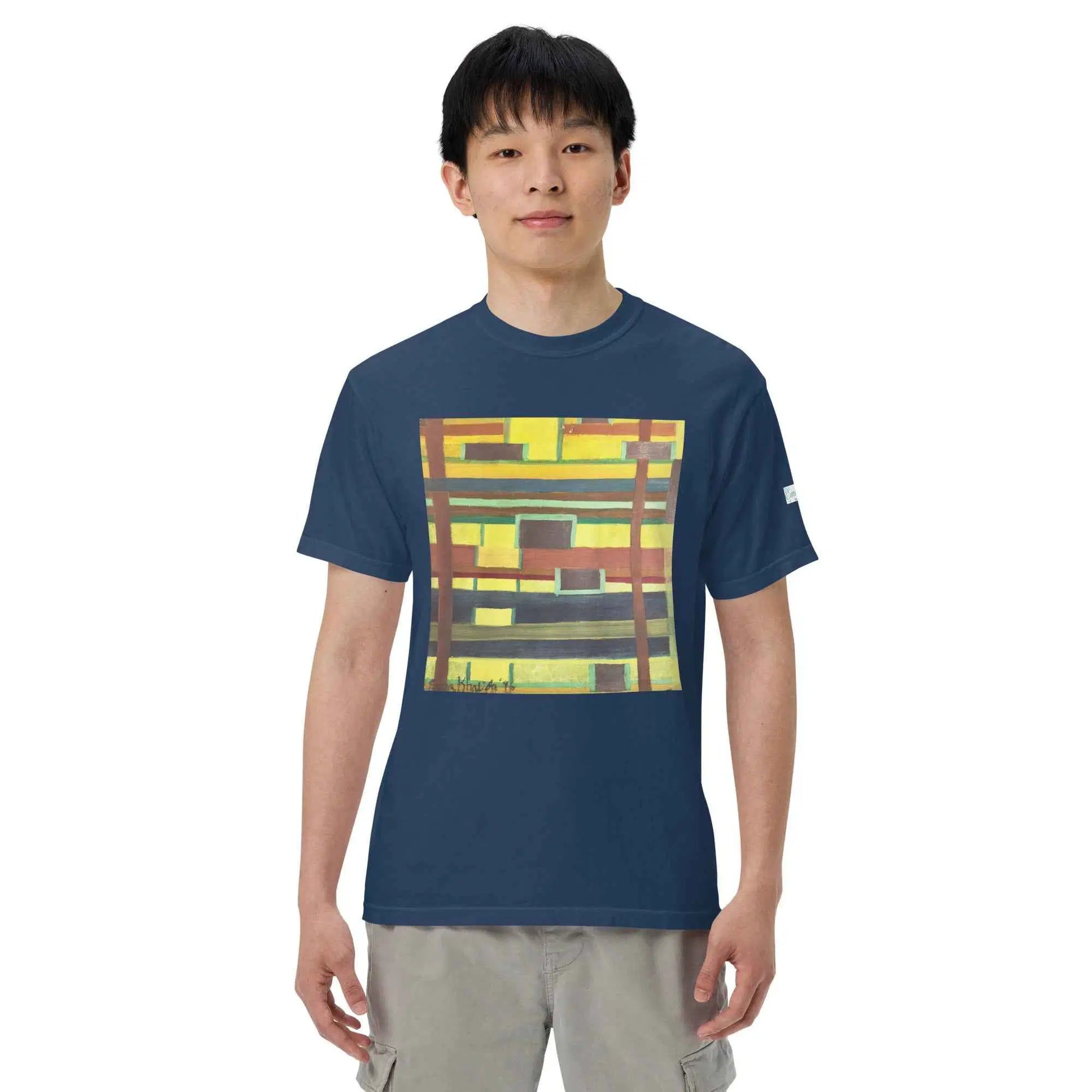 Unisex T-Shirt - City in Grids - Geometric Abstract Urban