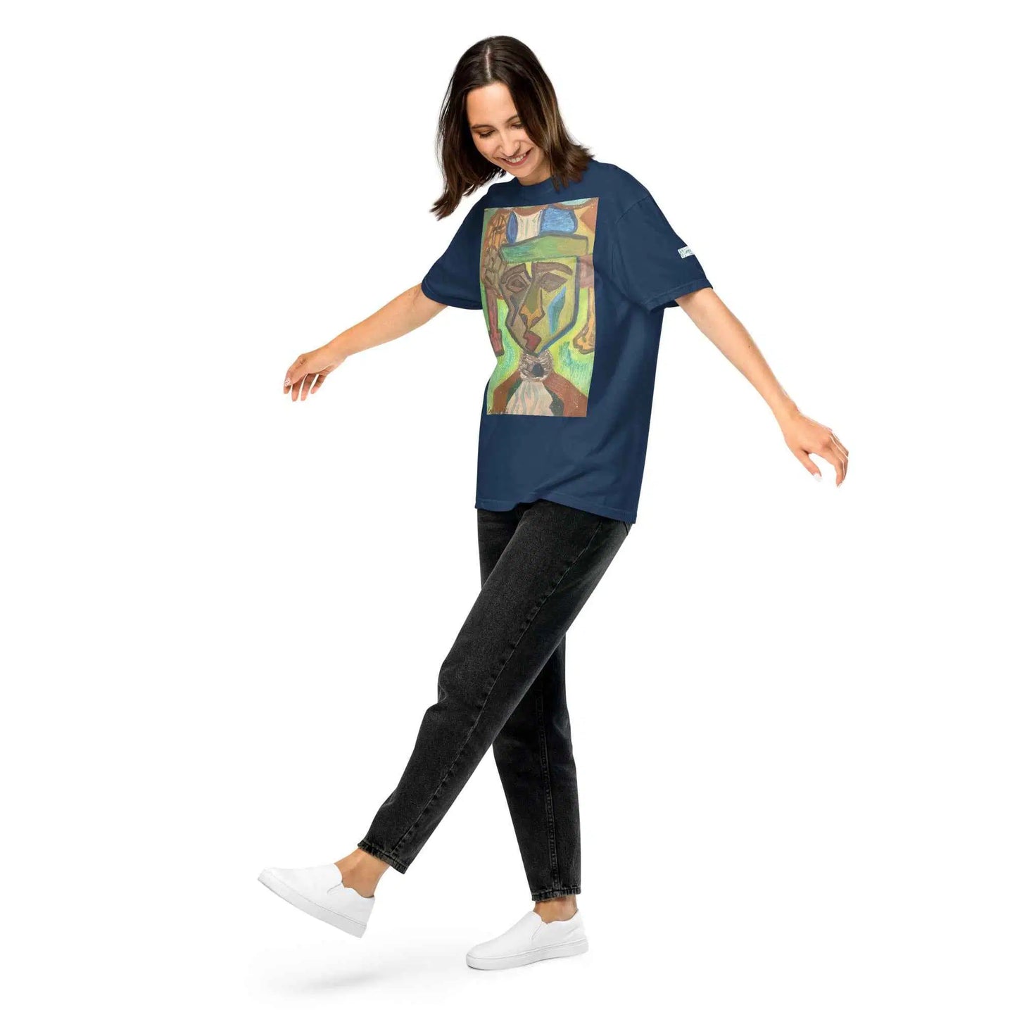 Unisex T-Shirt - Fragmented Soul - Cubist Figure Art