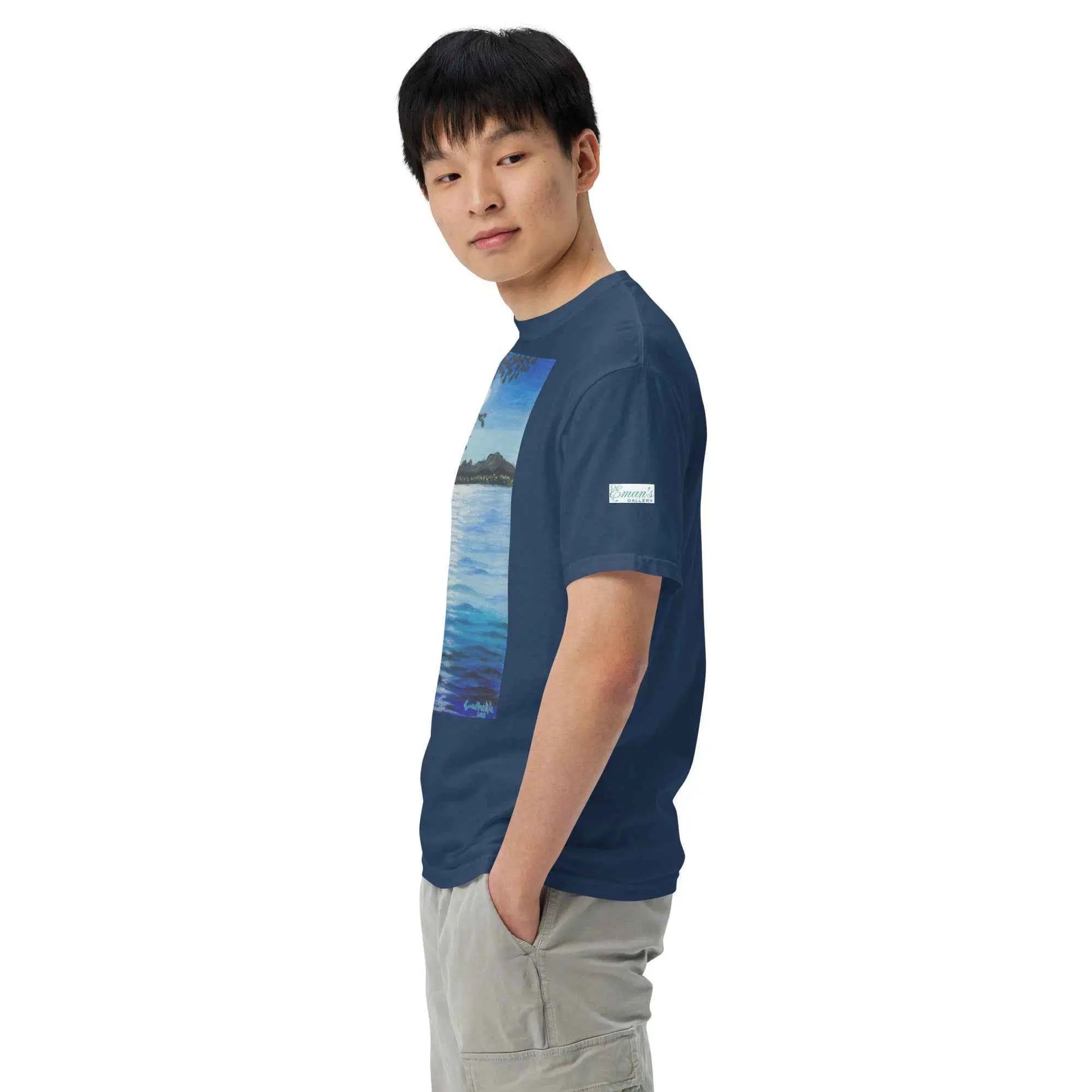 Unisex T-Shirt - Nocturned - Tonalism Moonlit Night Scene