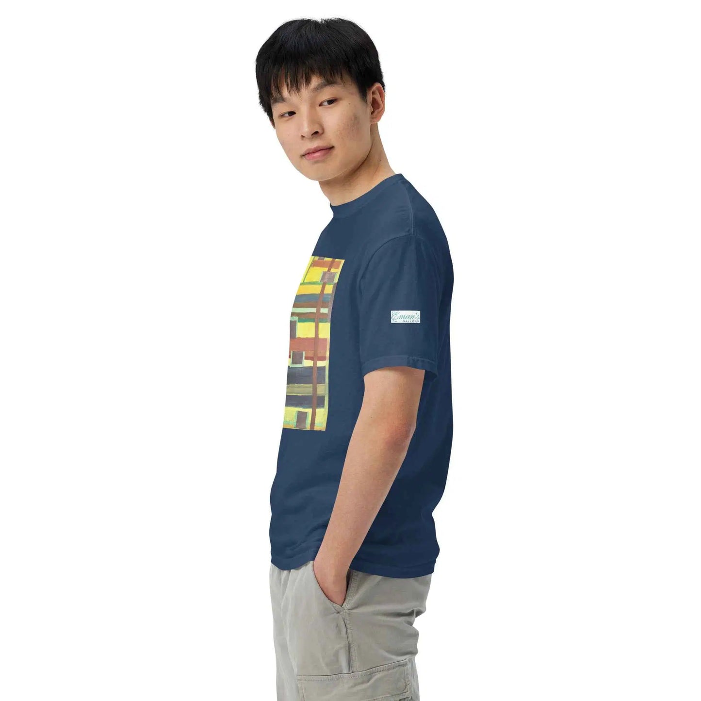 Unisex T-Shirt - City in Grids - Geometric Abstract Urban