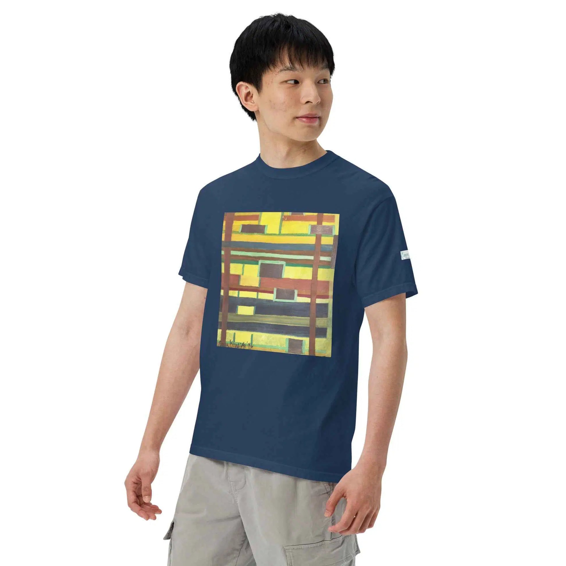 Unisex T-Shirt - City in Grids - Geometric Abstract Urban