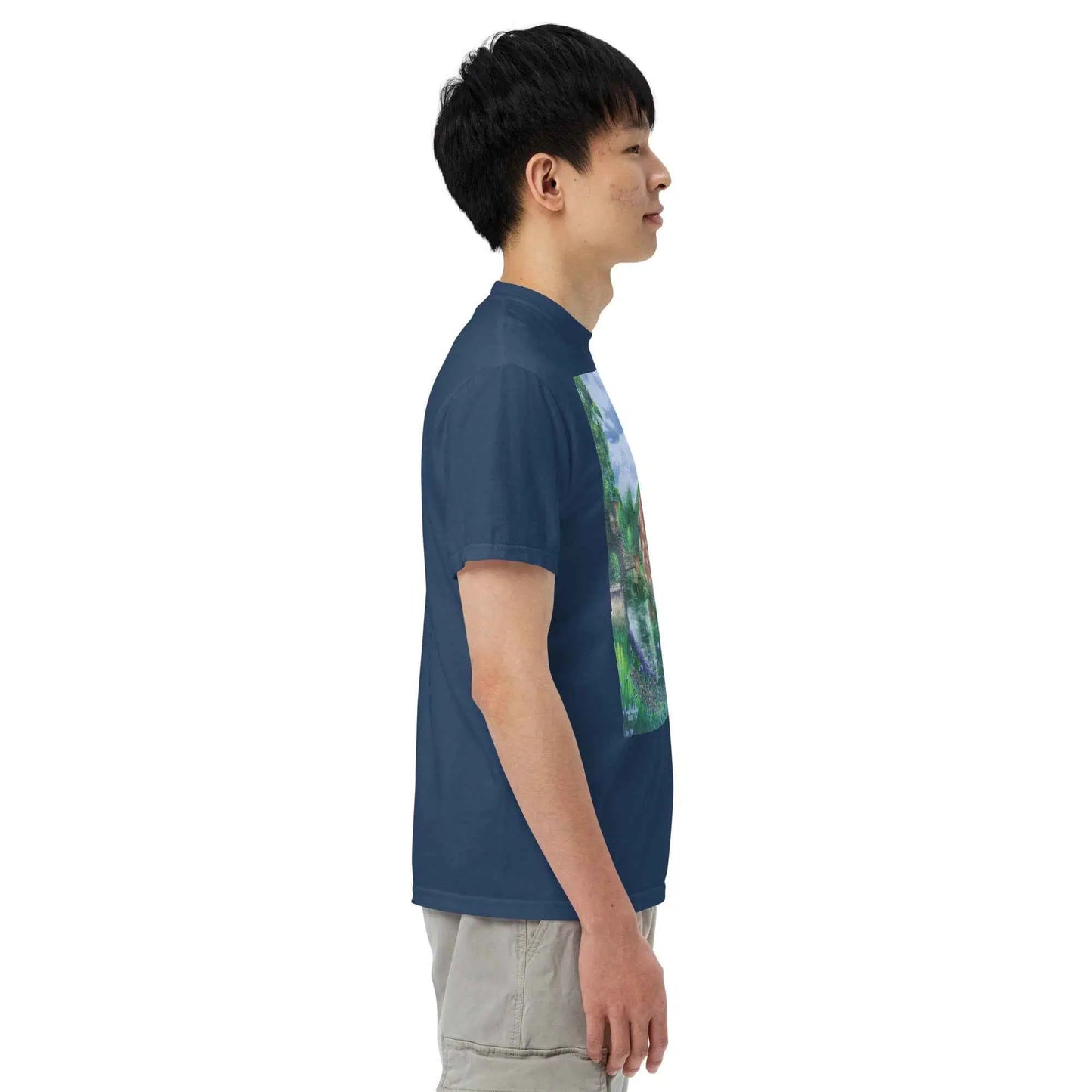 Unisex T-Shirt - River Melody - Impressionist Landscape Art