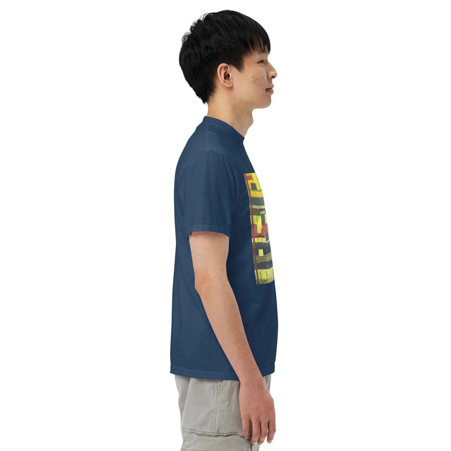 Unisex T-Shirt - City in Grids - Geometric Abstract Urban