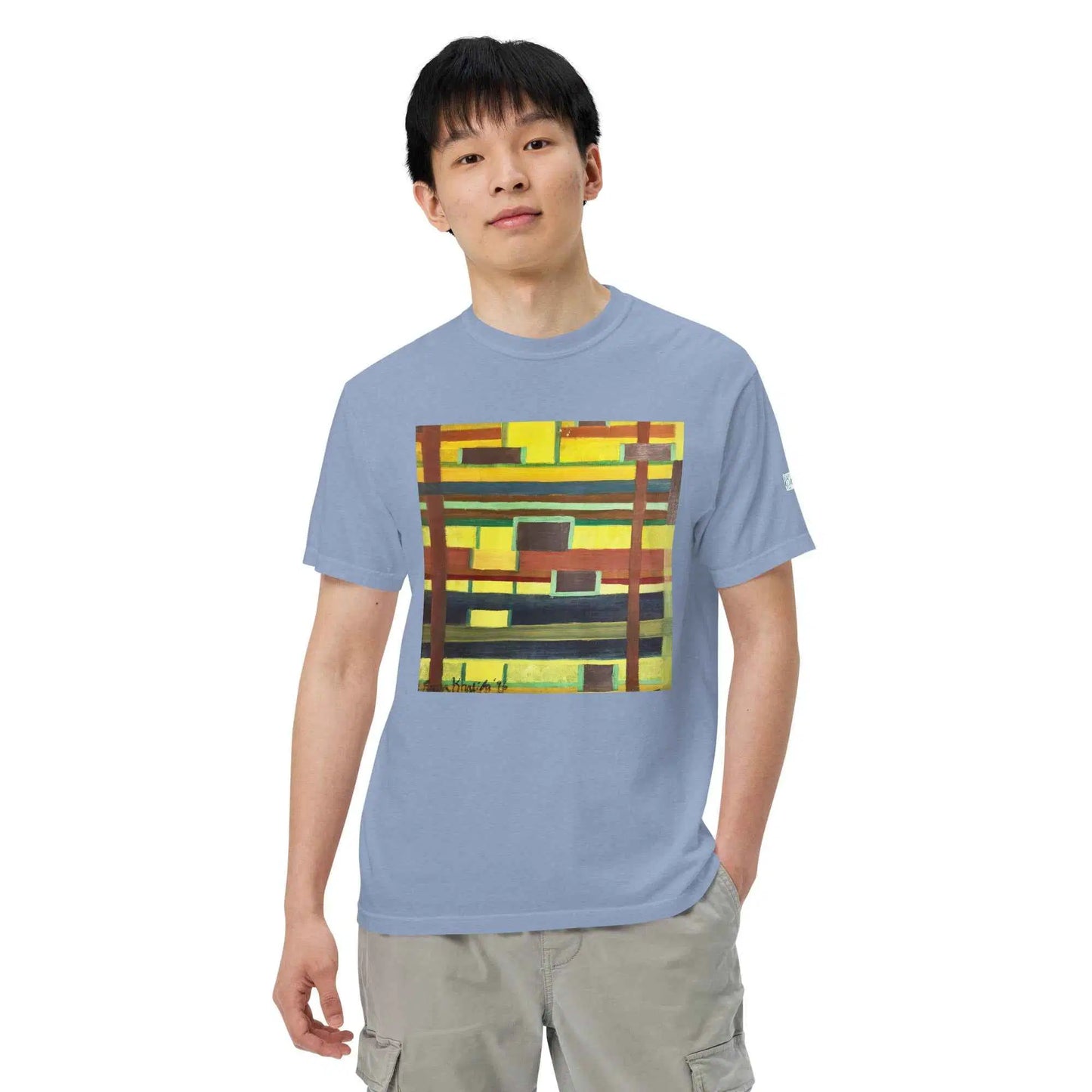 Unisex T-Shirt - City in Grids - Geometric Abstract Urban