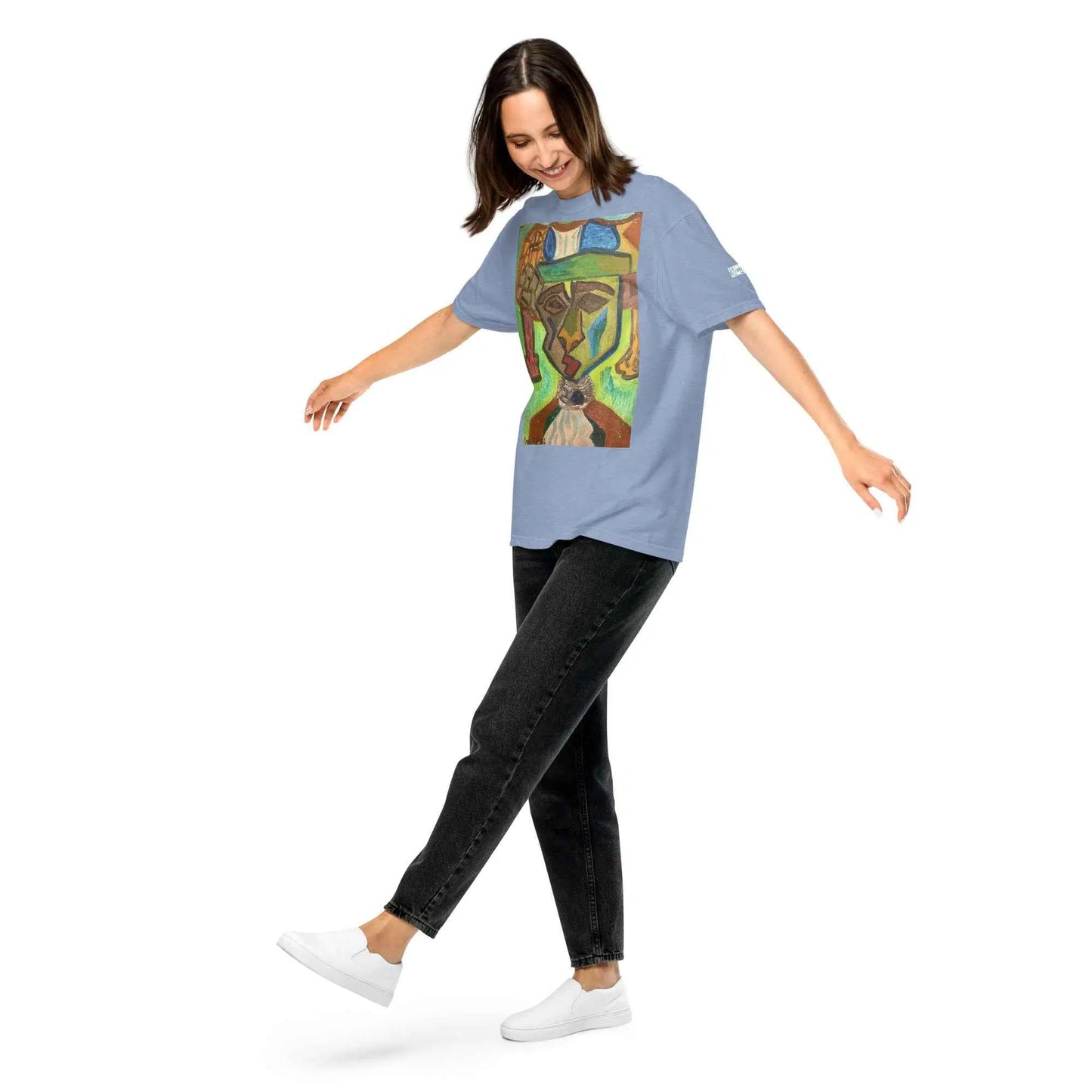 Unisex T-Shirt - Fragmented Soul - Cubist Figure Art