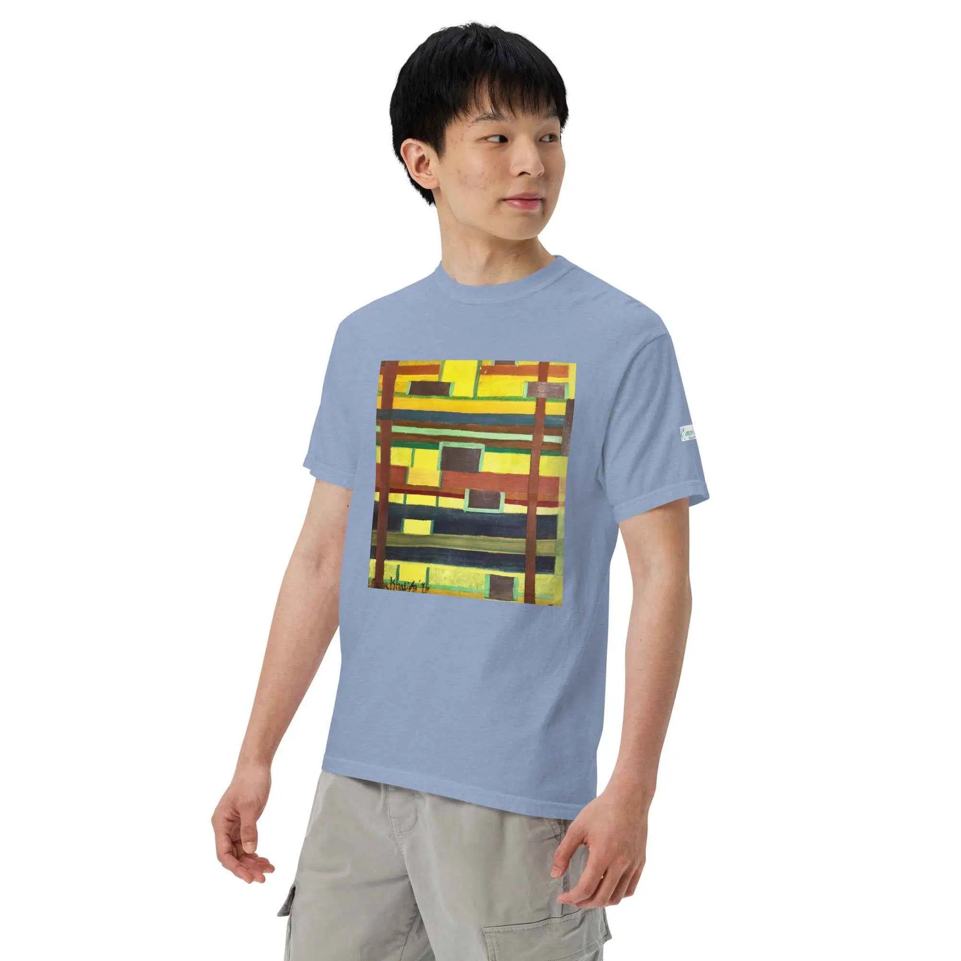 Unisex T-Shirt - City in Grids - Geometric Abstract Urban