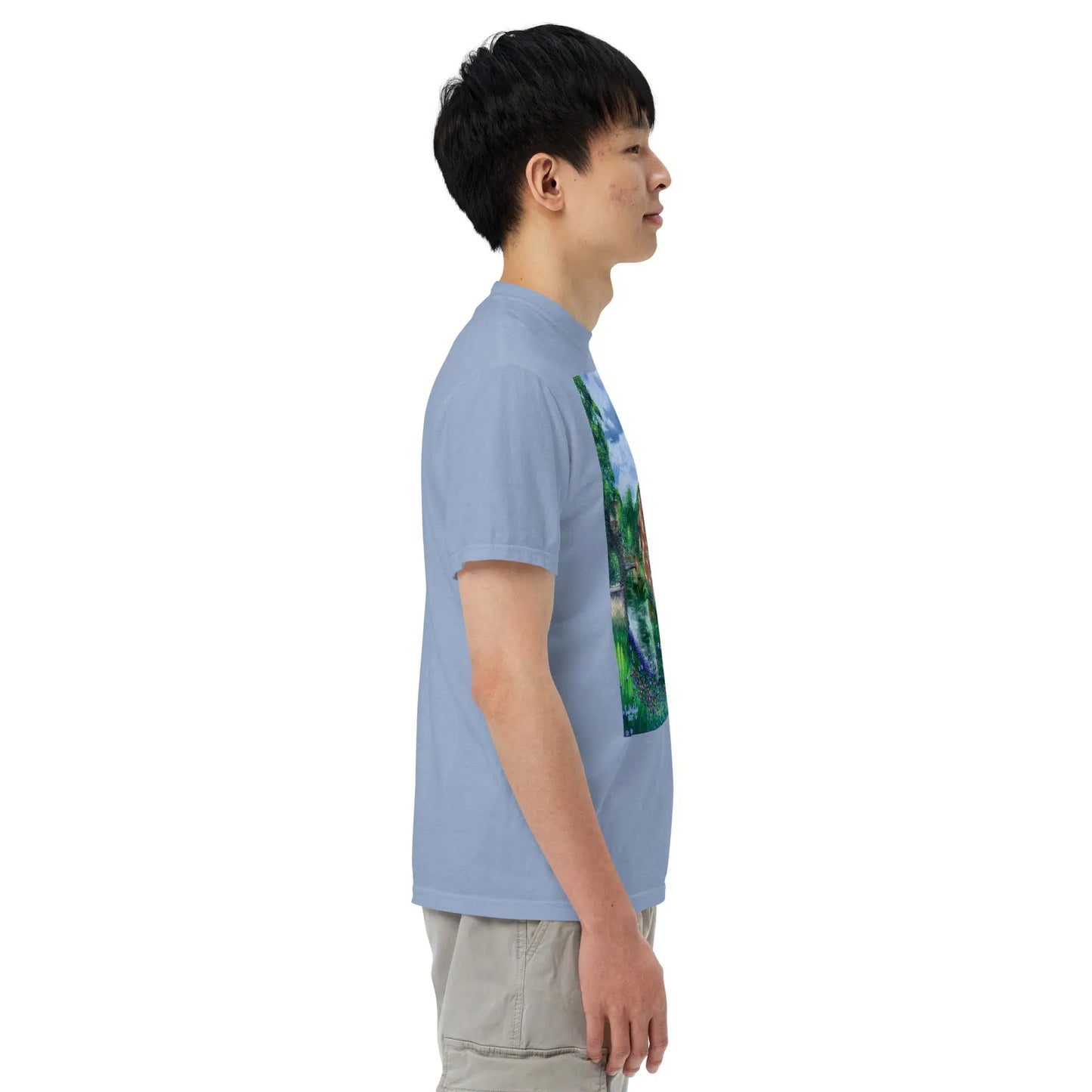 Unisex T-Shirt - River Melody - Impressionist Landscape Art - Eman's Gallery
