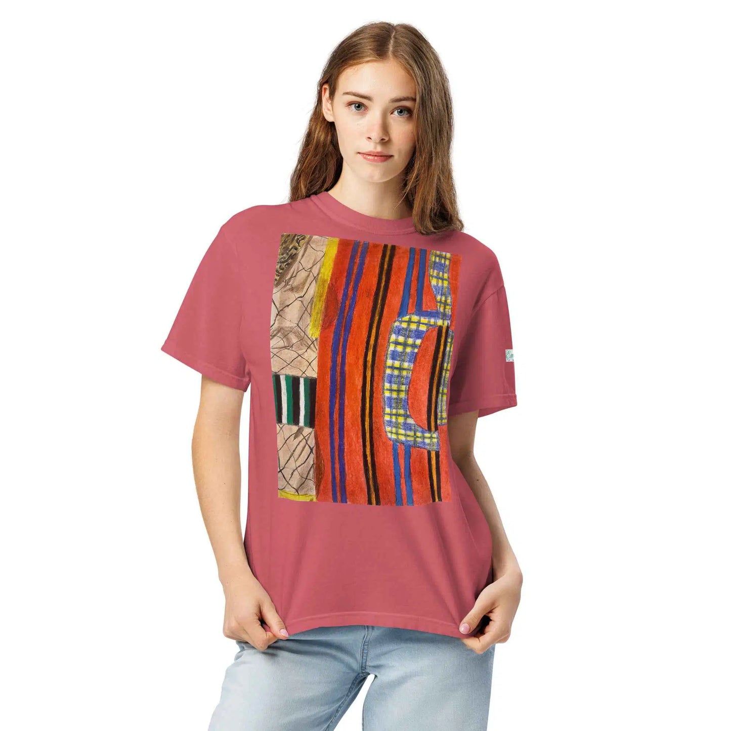 Unisex T-Shirt - Palestine's Resilience - Folk Abstract Art