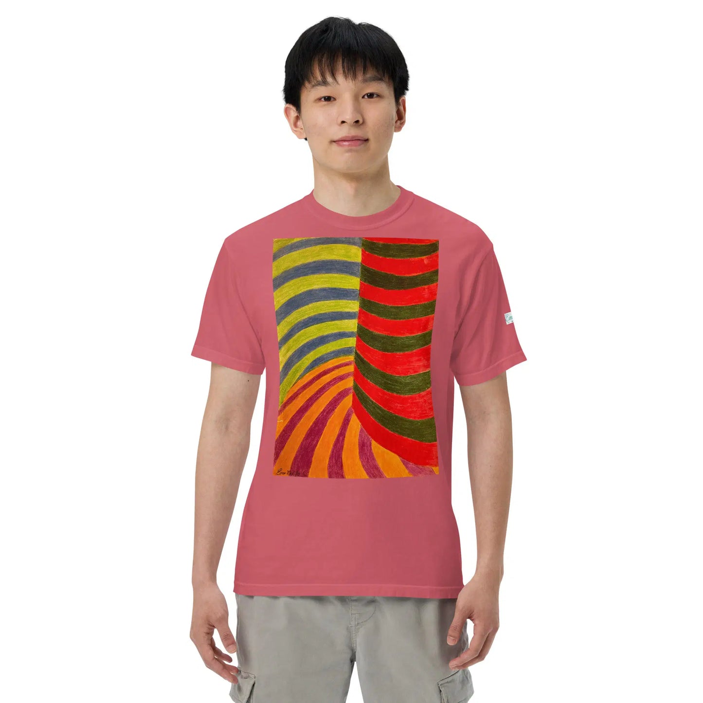 Unisex T-shirt - No Brake Zone - Geometric Op Art Motion - Eman's Gallery