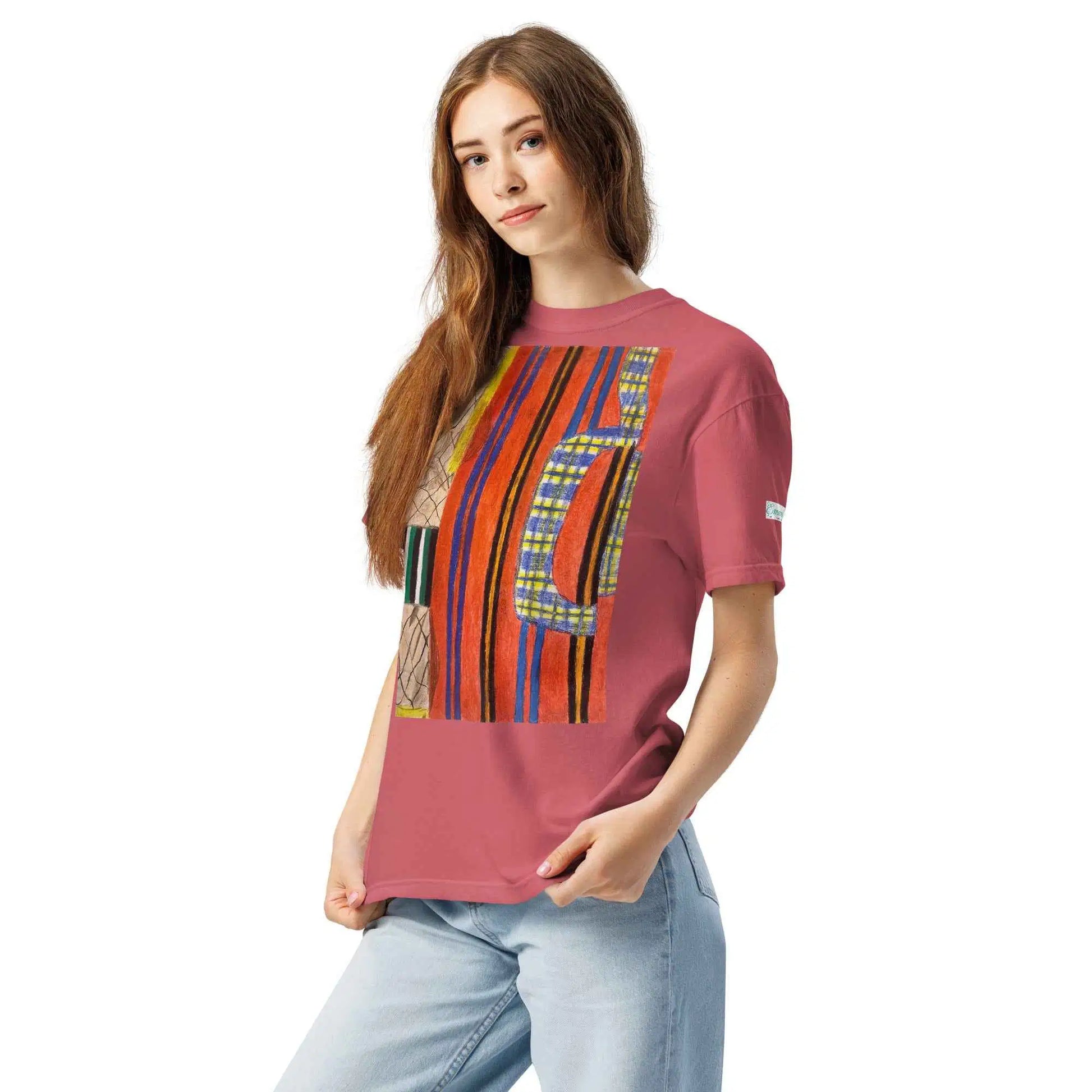 Unisex T-Shirt - Palestine's Resilience - Folk Abstract Art