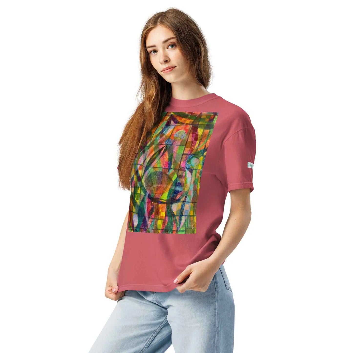 Unisex T-Shirt - Organic Life - Colorful Geometric Art