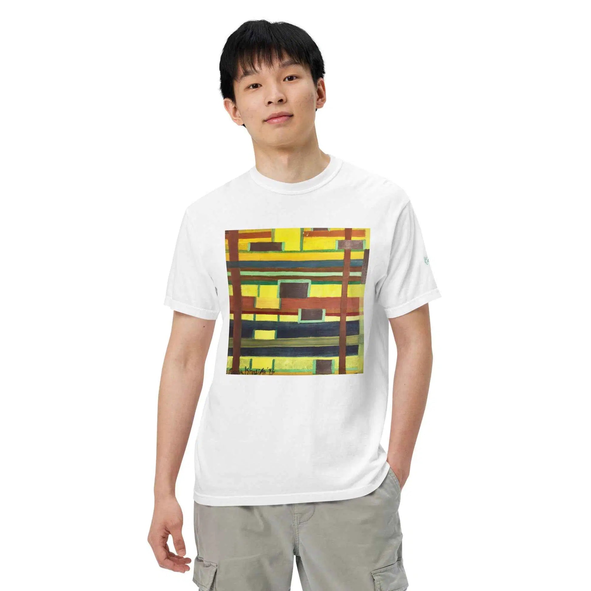 Unisex T-Shirt - City in Grids - Geometric Abstract Urban