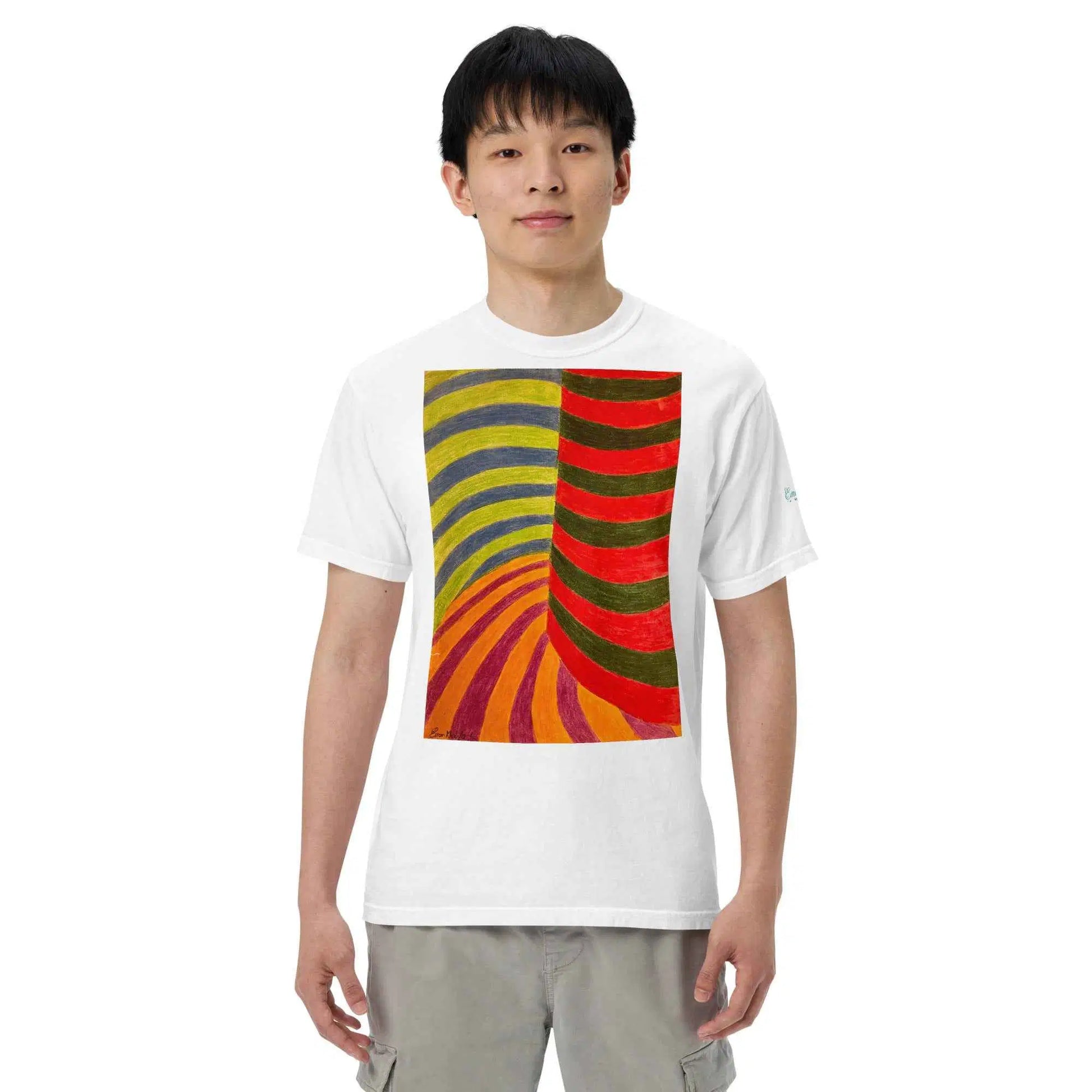 Unisex T-shirt - No Brake Zone - Geometric Op Art Motion