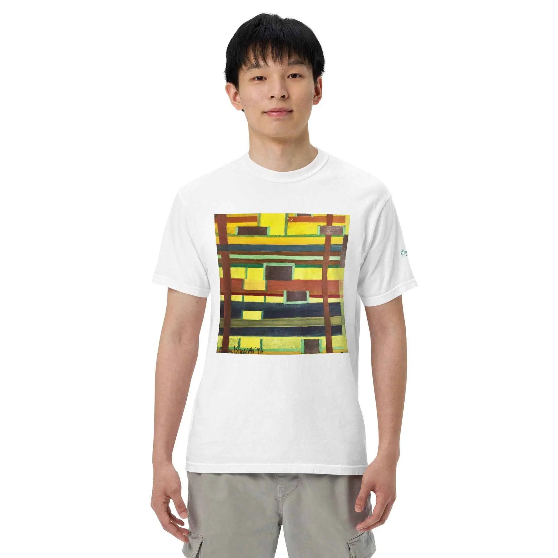 Unisex T-Shirt - City in Grids - Geometric Abstract Urban
