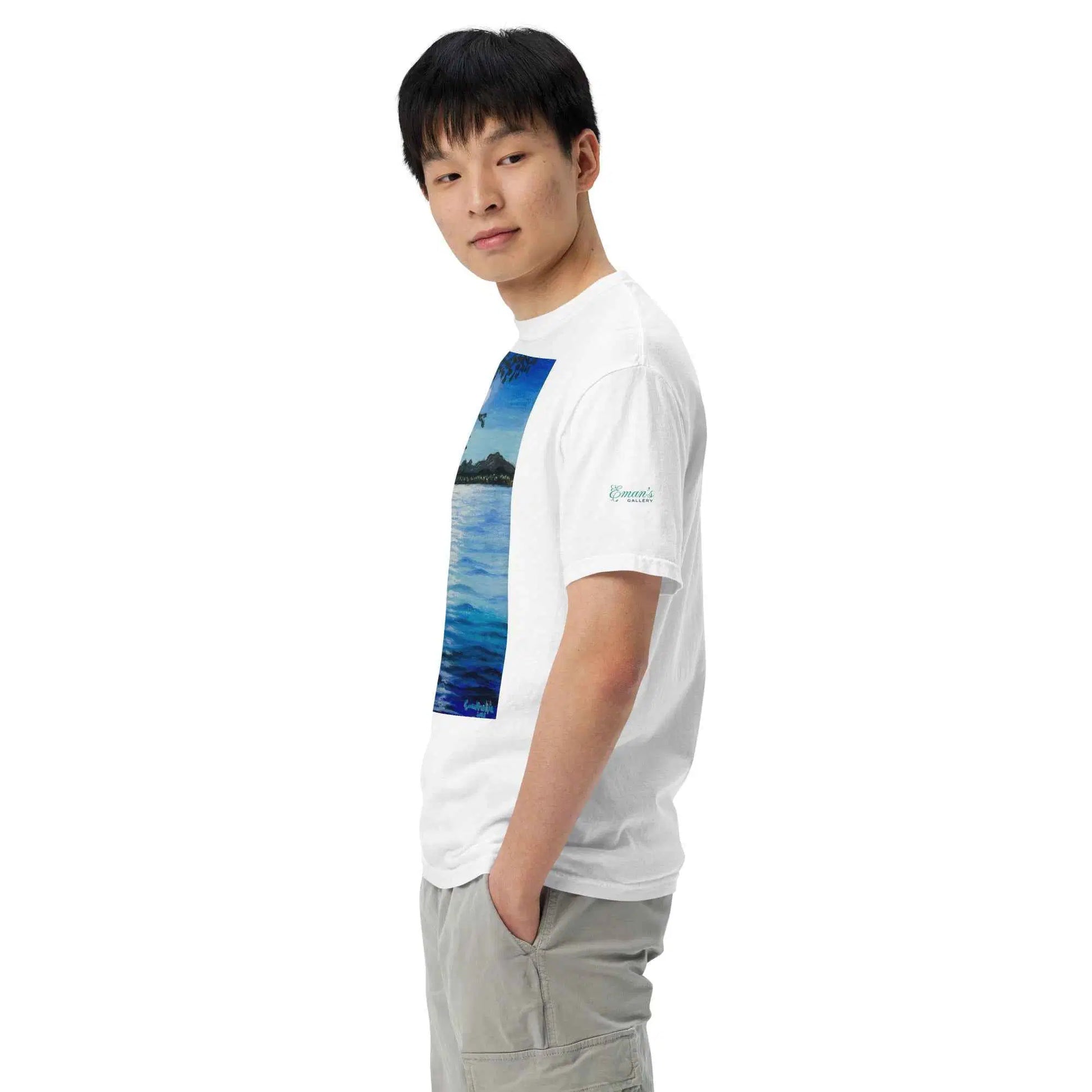 Unisex T-Shirt - Nocturned - Tonalism Moonlit Night Scene