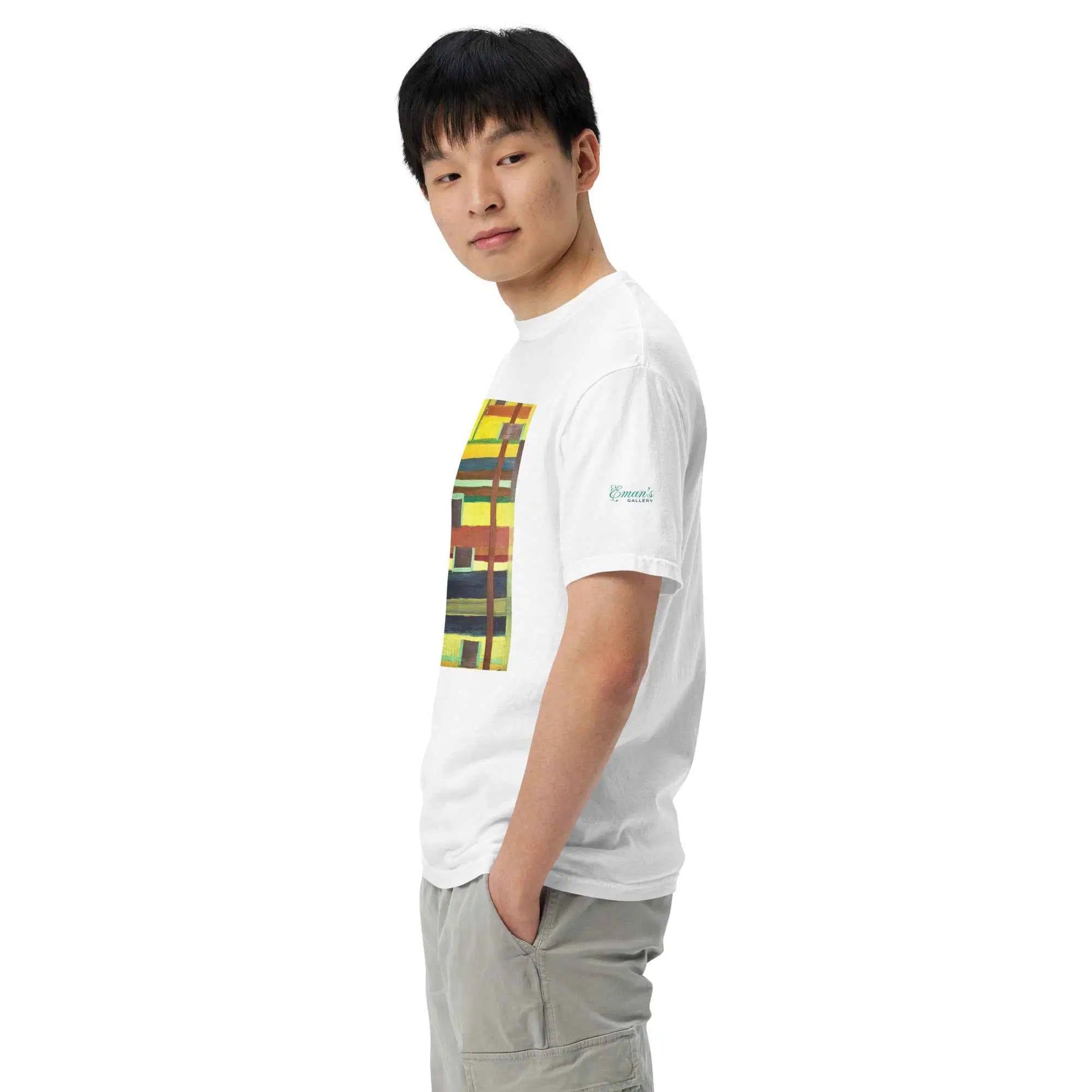 Unisex T-Shirt - City in Grids - Geometric Abstract Urban