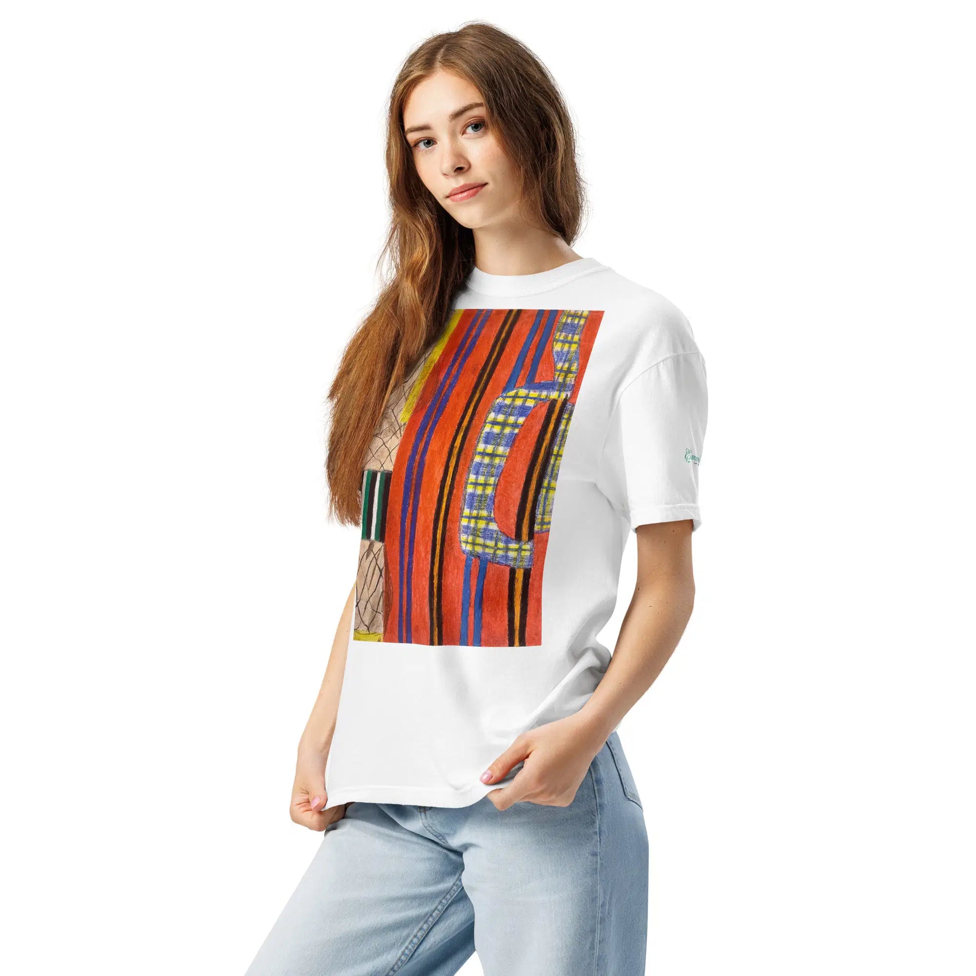 Unisex T-Shirt - Palestine's Resilience - Folk Abstract Art - Eman's Gallery