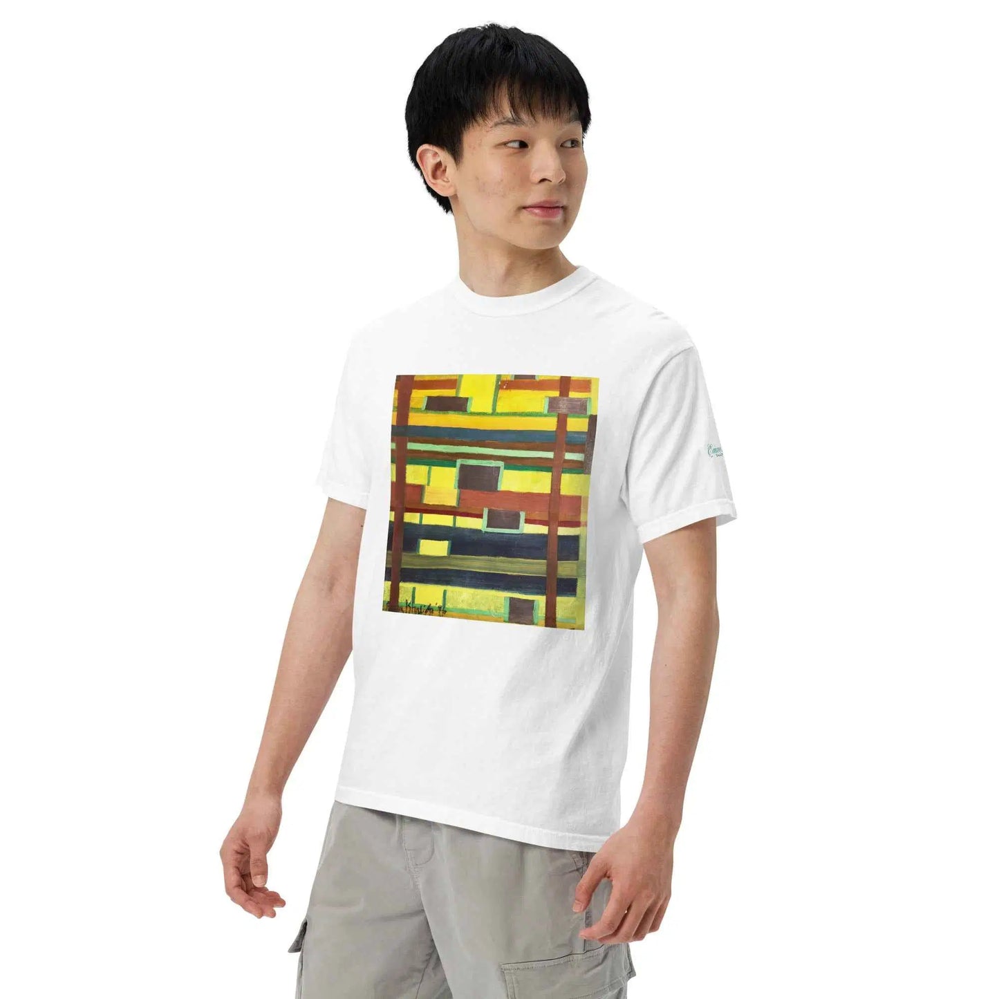 Unisex T-Shirt - City in Grids - Geometric Abstract Urban