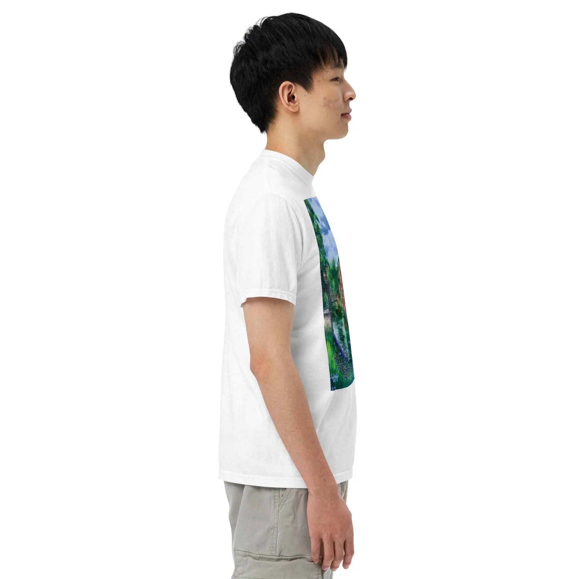 Unisex T-Shirt - River Melody - Impressionist Landscape Art