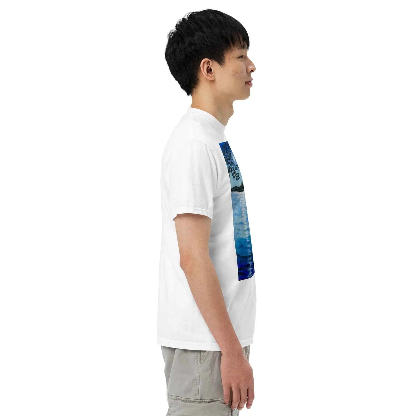 Unisex T-Shirt - Nocturned - Tonalism Moonlit Night Scene