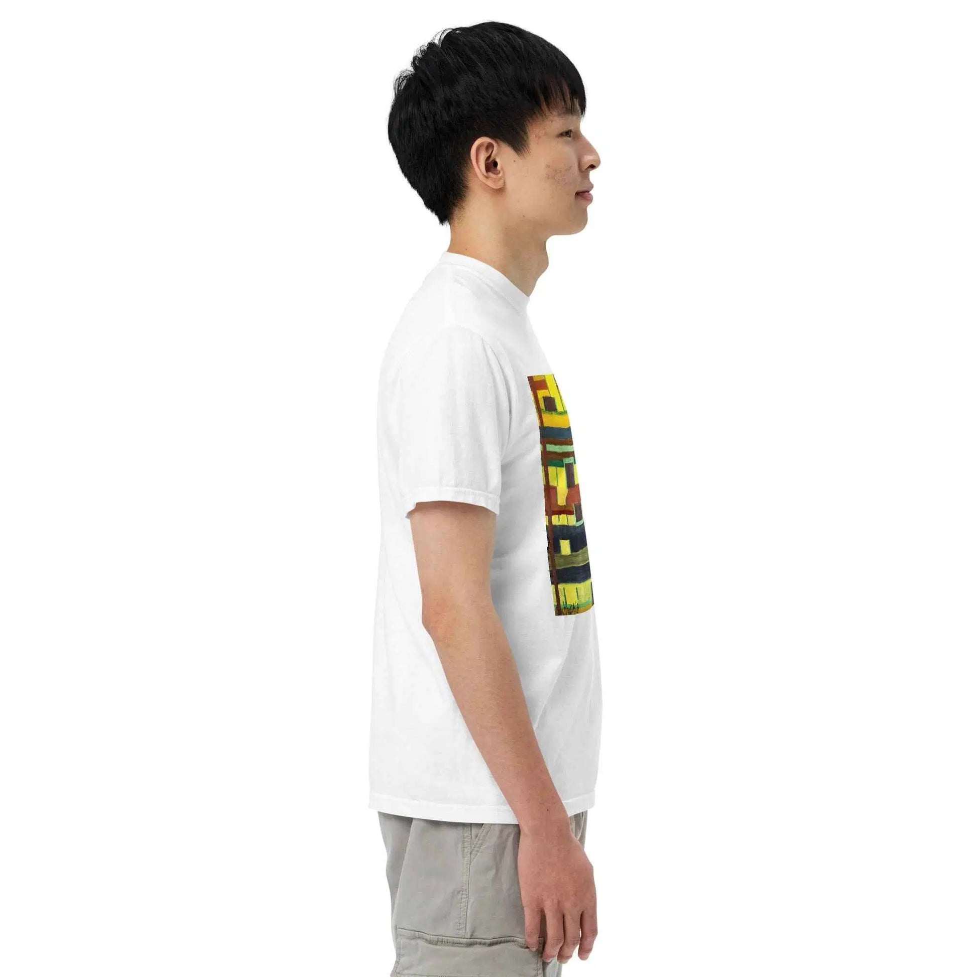 Unisex T-Shirt - City in Grids - Geometric Abstract Urban