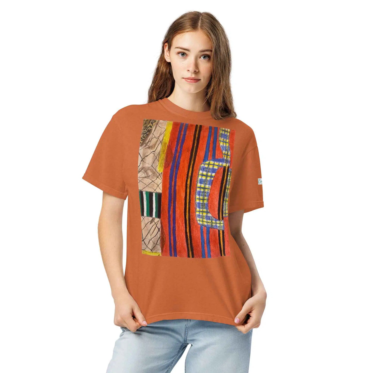 Unisex T-Shirt - Palestine's Resilience - Folk Abstract Art