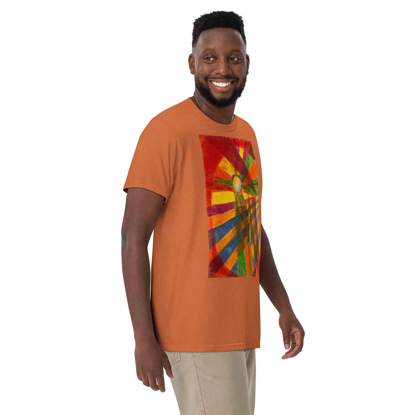 Unisex T-Shirt - Solar Burst - Geometric Abstract Sunburst