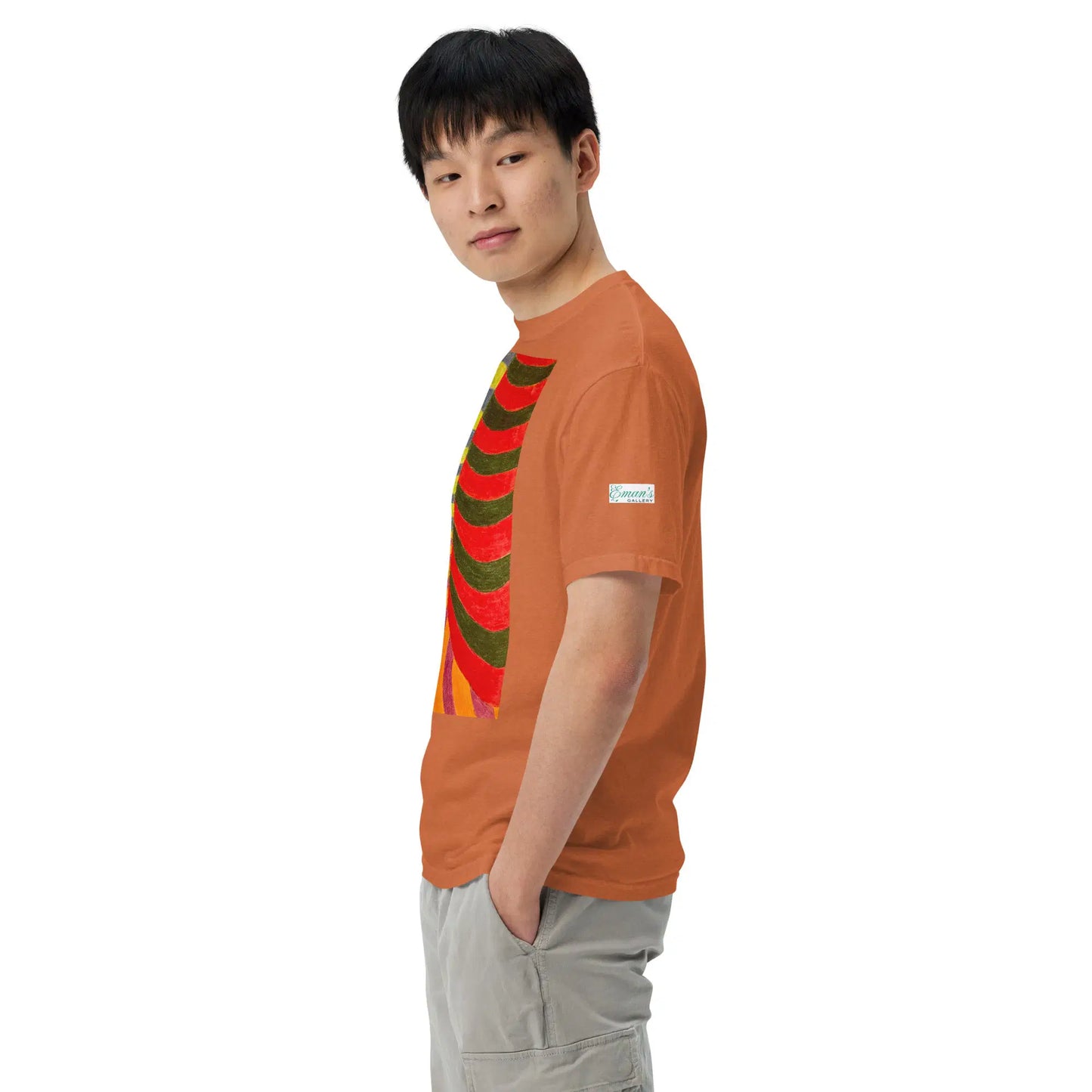 Unisex T-shirt - No Brake Zone - Geometric Op Art Motion - Eman's Gallery