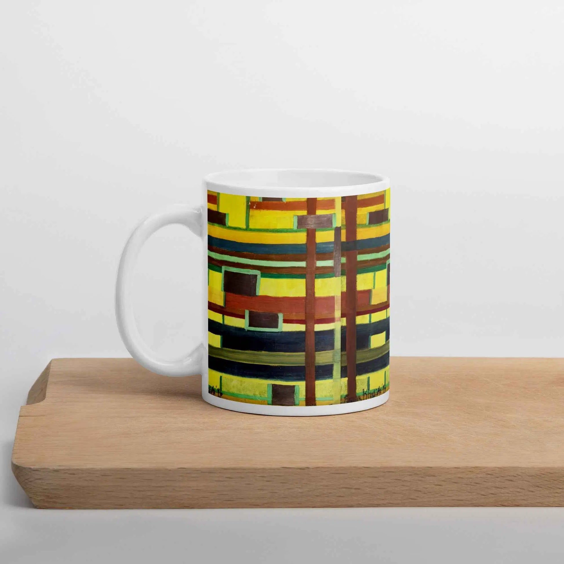 Coffee Mug - City in Grids - Geometric Abstract Urban