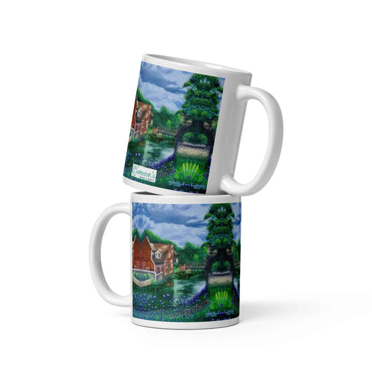 Coffee Mug - River Melody - Impressionist Landscape Art