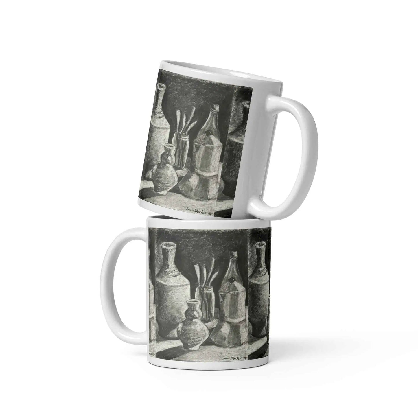 Coffee Mug - Weight of Silence - Monochrome Still Life