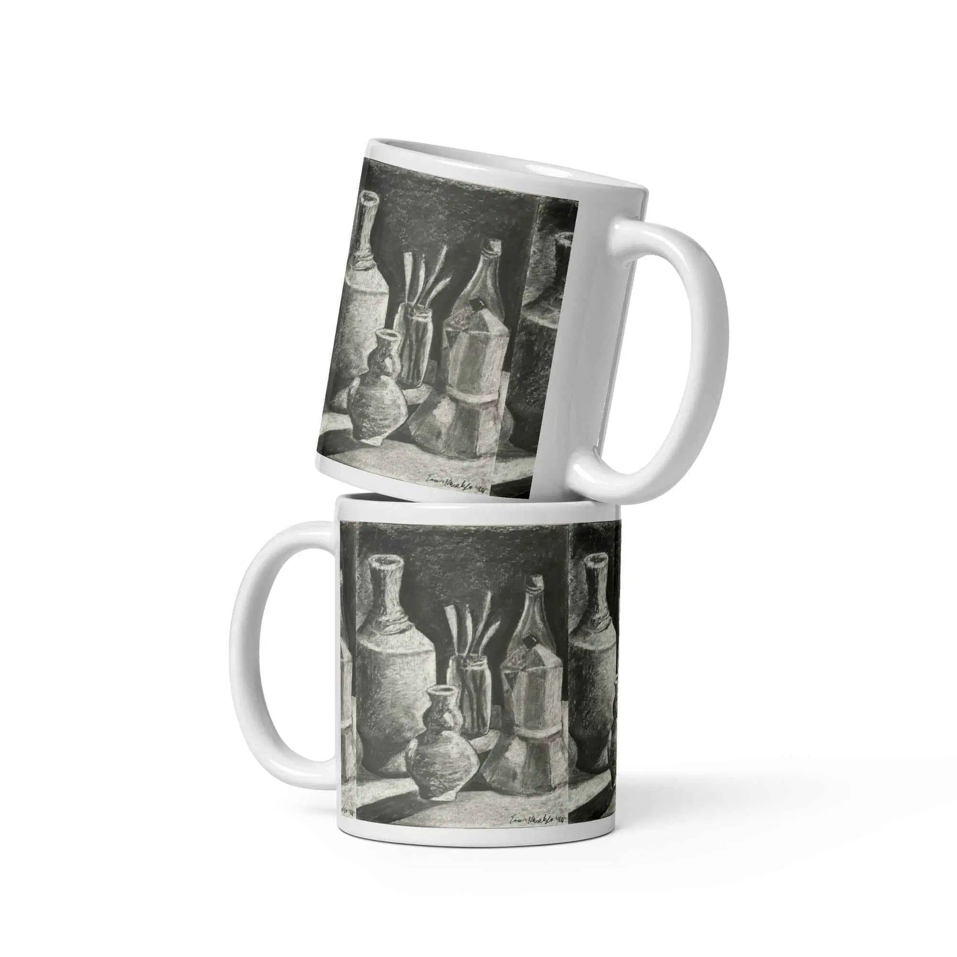 Coffee Mug - Weight of Silence - Monochrome Still Life
