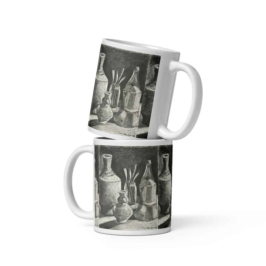 Coffee Mug - Weight of Silence - Monochrome Still Life