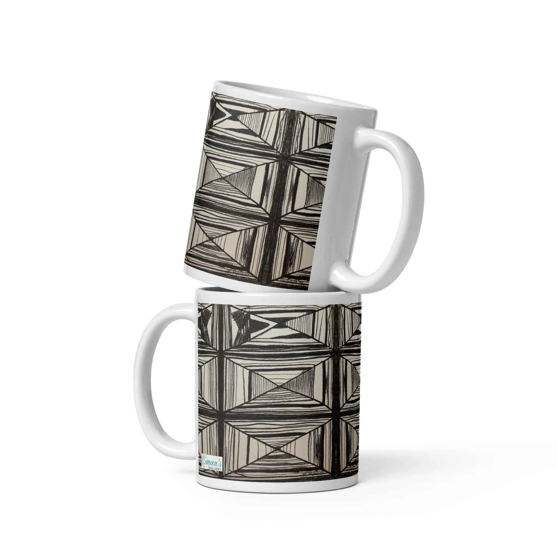 Coffee Mug - Deception - Geometric Op Art