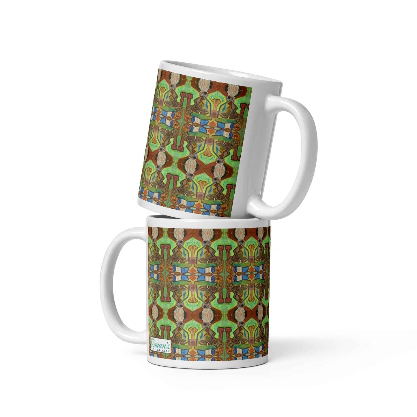 Coffee Mug - Fragmented Soul - Cubist Art
