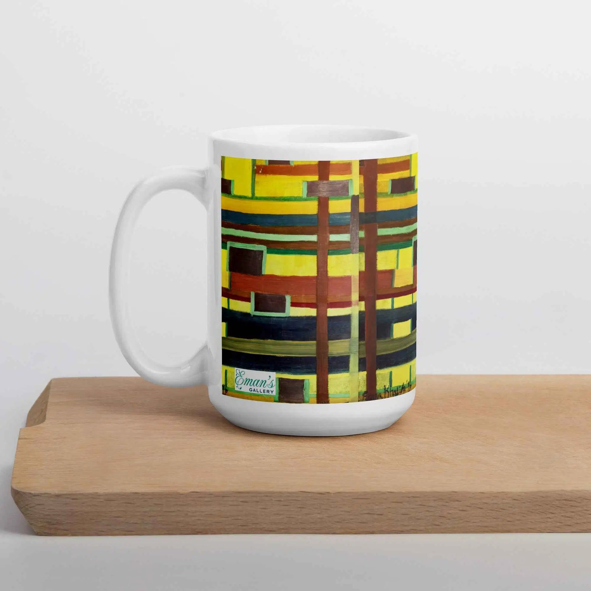 Coffee Mug - City in Grids - Geometric Abstract Urban