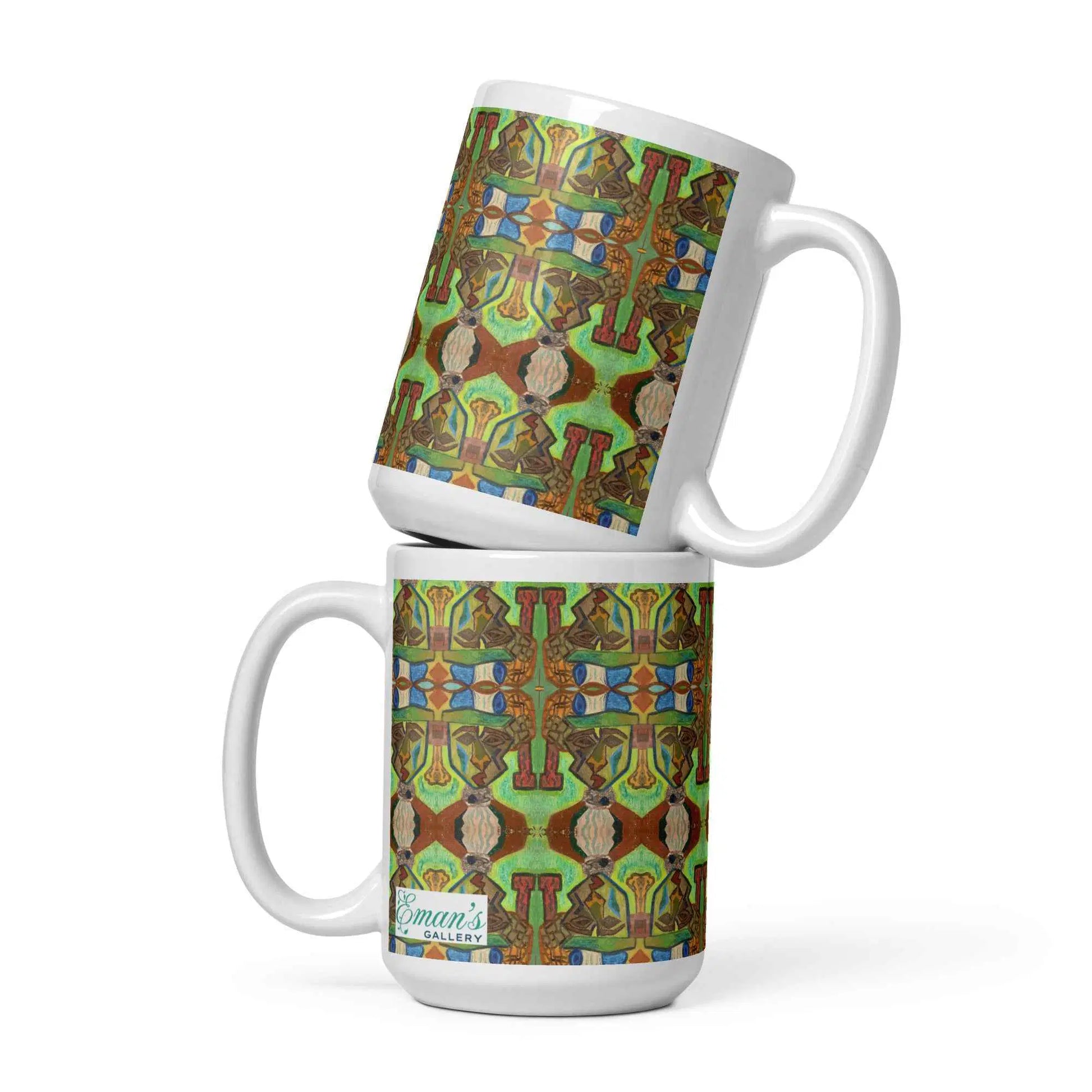 Coffee Mug - Fragmented Soul - Cubist Art