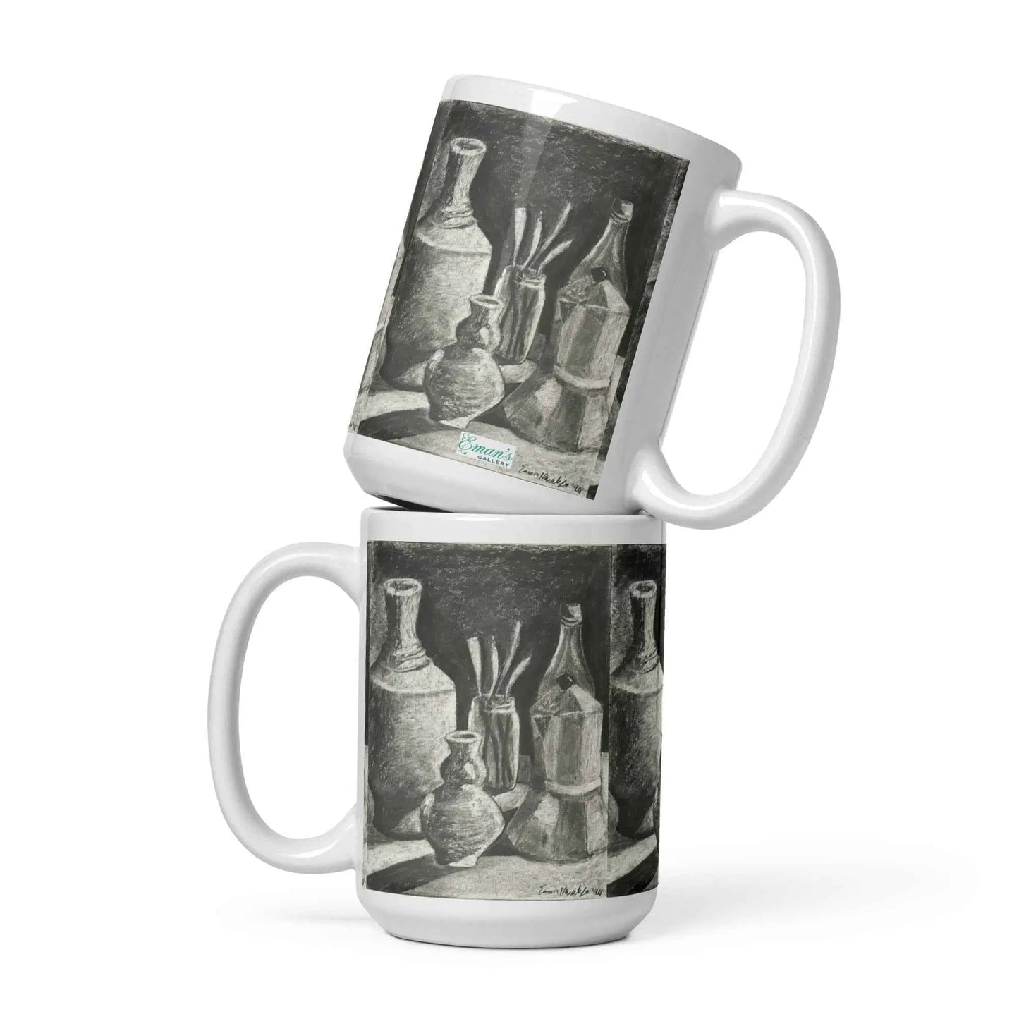 Coffee Mug - Weight of Silence - Monochrome Still Life