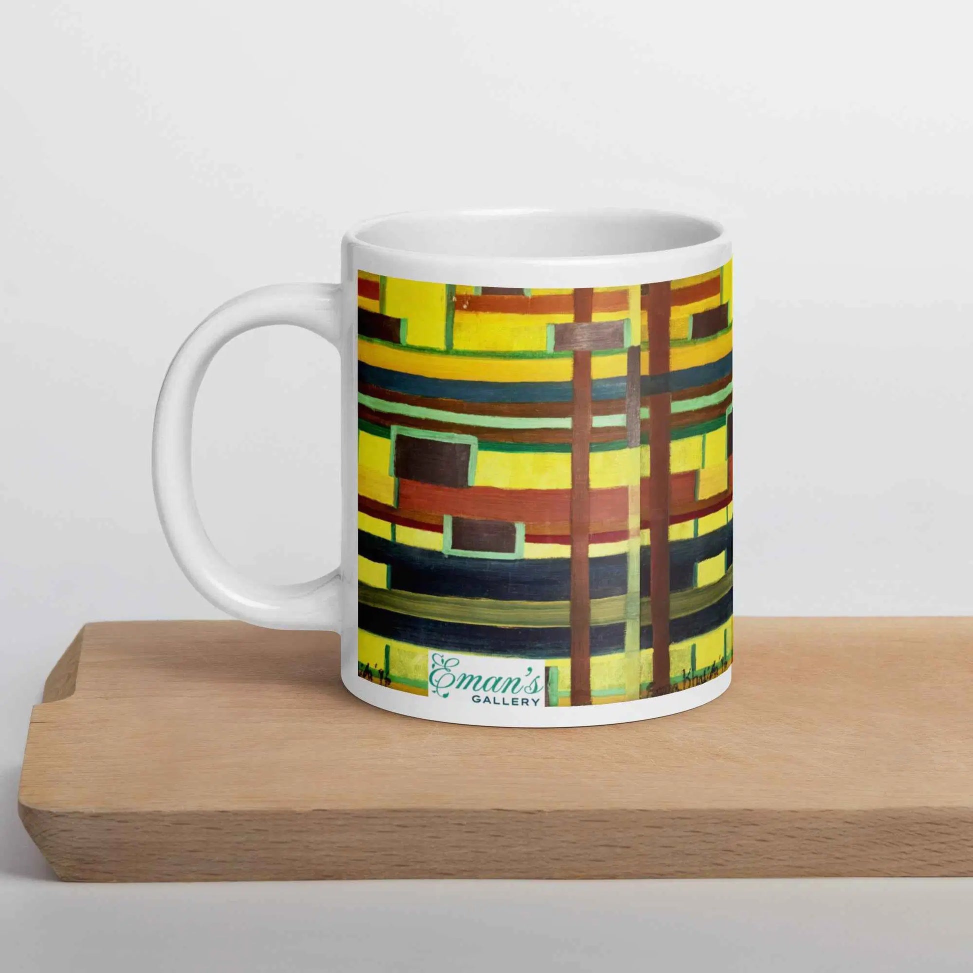 Coffee Mug - City in Grids - Geometric Abstract Urban