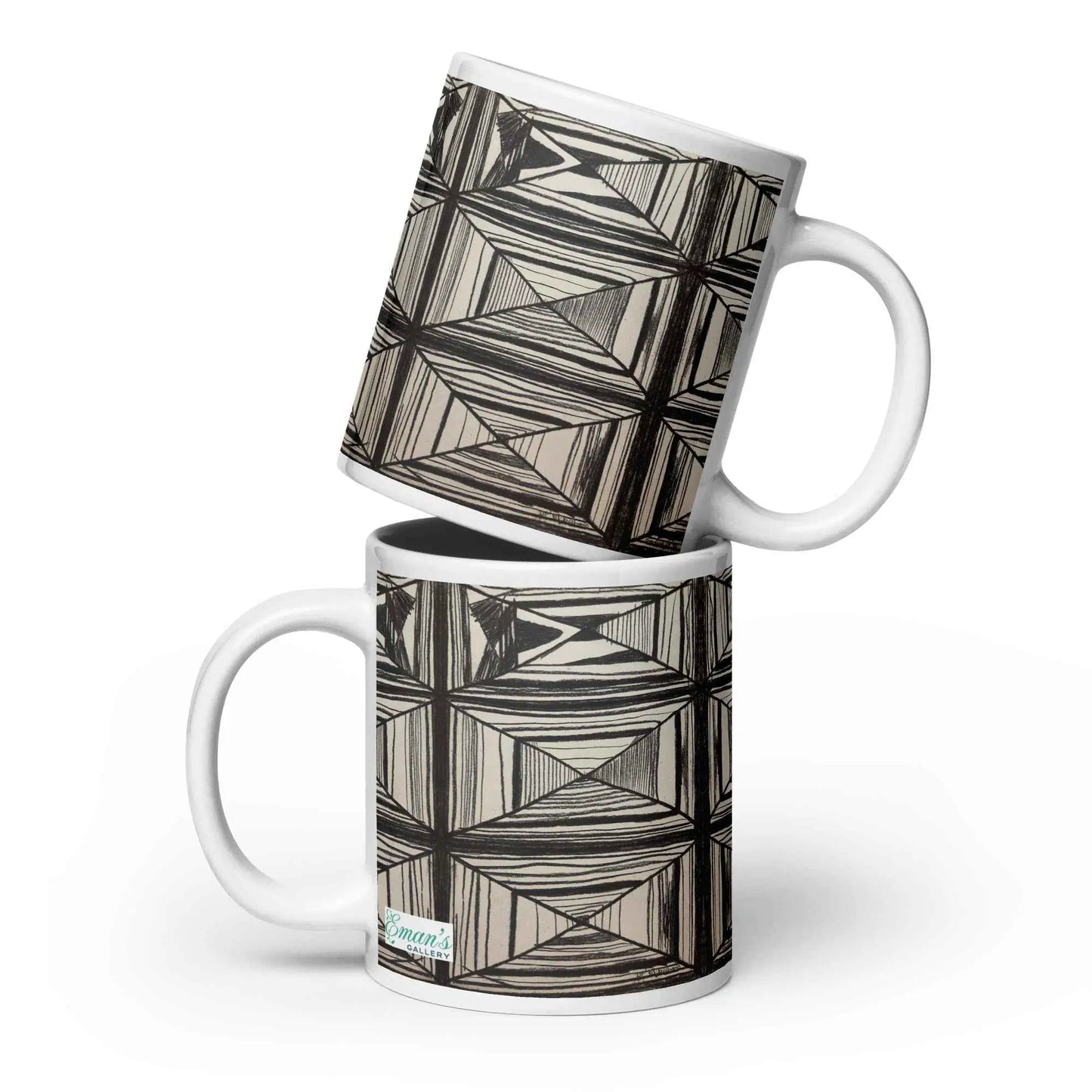 Coffee Mug - Deception - Geometric Op Art