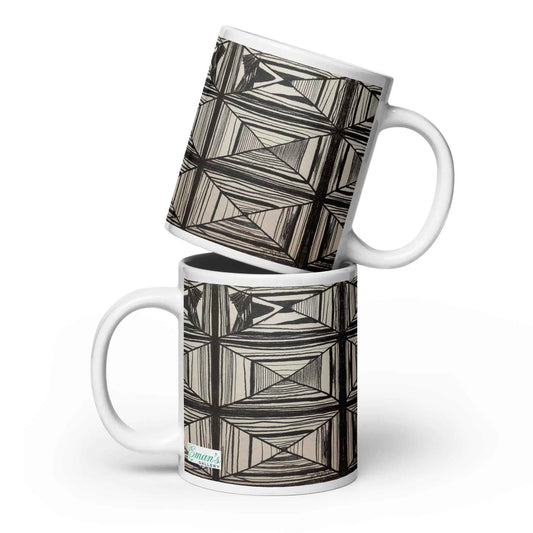 Coffee Mug - Deception - Geometric Op Art